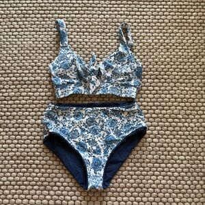 Maaji Blue Floral Bikini Set